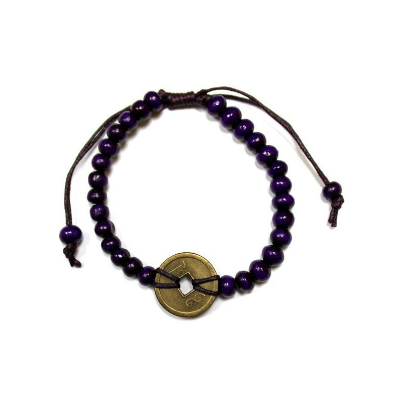Bracelets Feng-Shui porte-bonheur - Violet