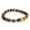Bracelet en or et pierre précieuse œil de tigre