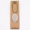 Collier - Feuille de bravoure - Argent