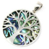 Pendentif Arbre de Vie en Argent 30mm - Abalone