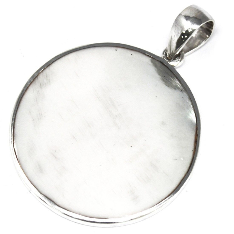 Pendentif Arbre de Vie en Argent 30 mm - Nacre