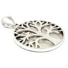 Pendentif Arbre de Vie en Argent 30 mm - Nacre
