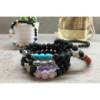 Bracelet en pierre de lave - Cornaline tête de hache