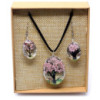 Fleurs pressées - Coffret Arbre de vie - Rose