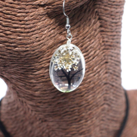 Fleurs pressées - Coffret Arbre de vie - Blanc