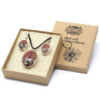 Fleurs pressées - Coffret Arbre de vie - Corail