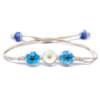 Fleurs pressées - Bracelet à trois fleurs