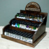 Support en bois de manguier pour huiles essentielles/parfums
