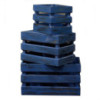 Lot de 3 boîtes de rangement/présentation - Bluewash