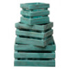 Lot de 3 boîtes de rangement/présentation - Greenwash