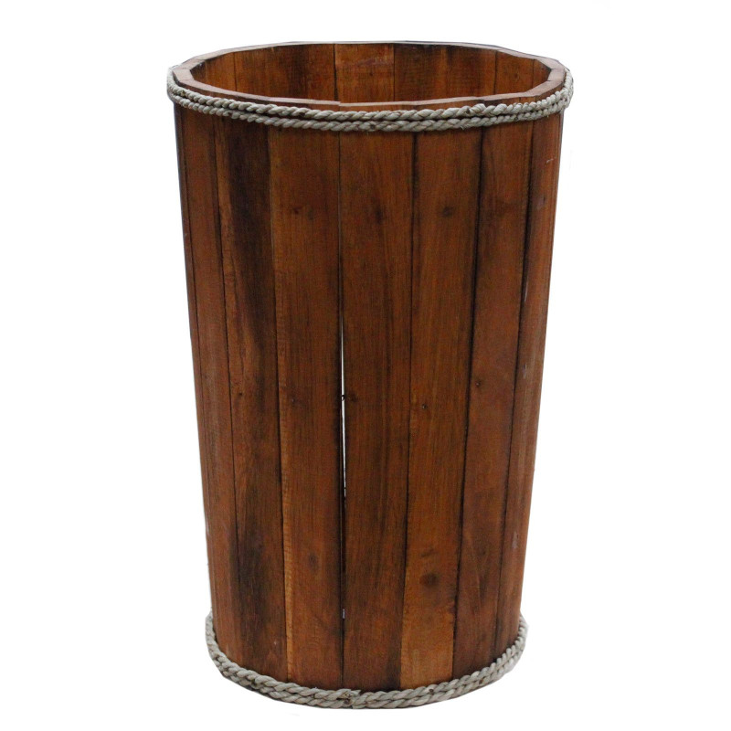 Grand bac de présentation nautique - Marron 45 x 32 cm