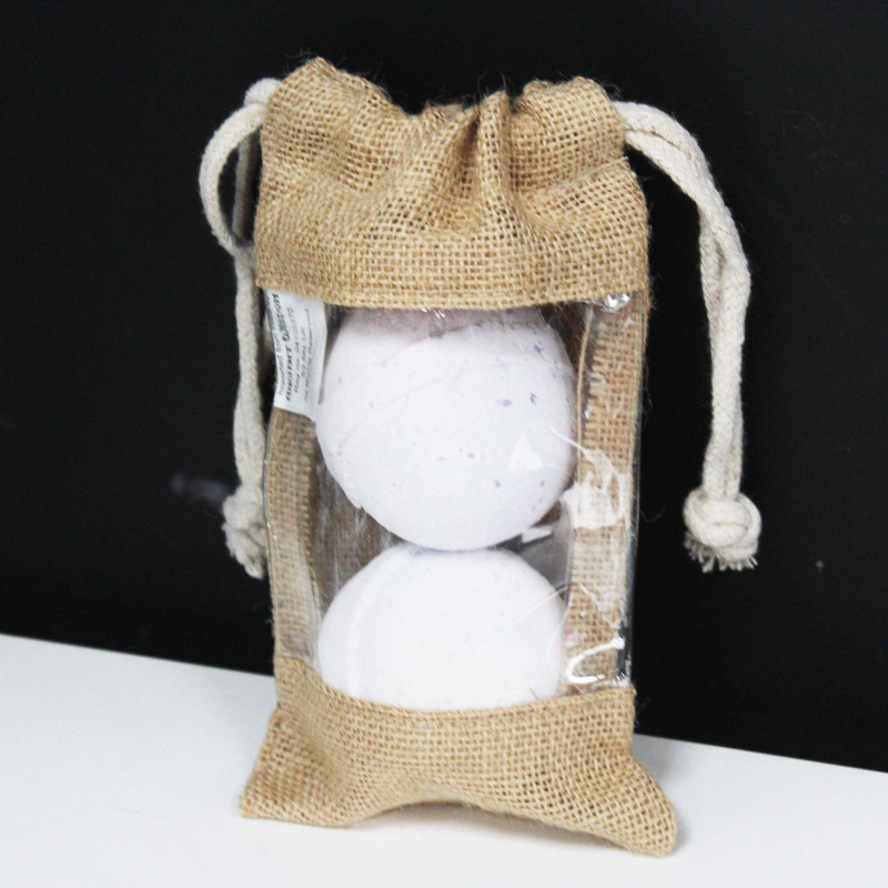 Sac en jute avec fenêtre 20x12cm