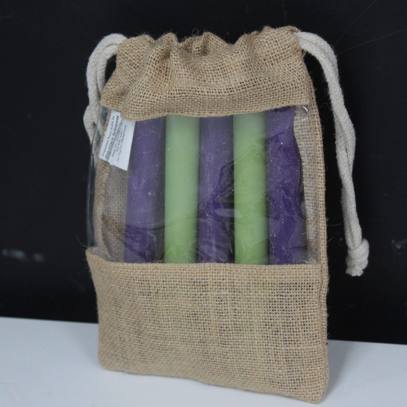 Sac en jute avec fenêtre 25x16cm