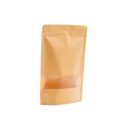 10x Sachets Kraft à Fenêtre 18x26 cm