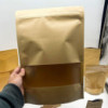 10x Sachets Kraft à Fenêtre 25 x 35 cm
