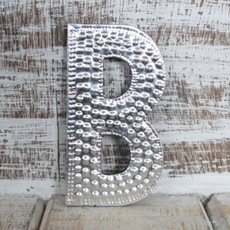 Lettres en aluminium Sm Arty - B