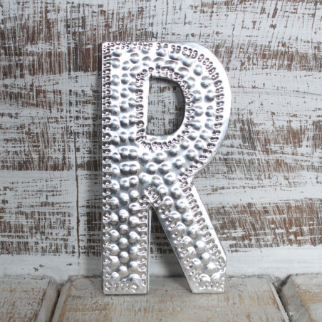 Lettres en aluminium Sm Arty - R