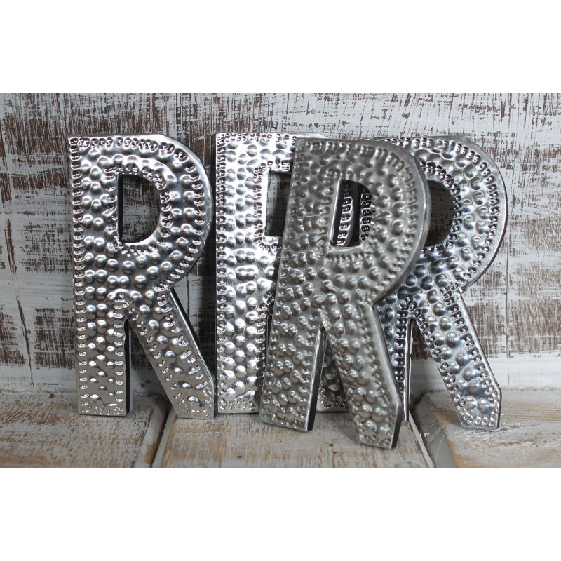 Lettres en aluminium Sm Arty - R