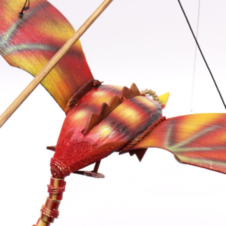 Mobile Dragon Noix de Coco Rouge 37cm