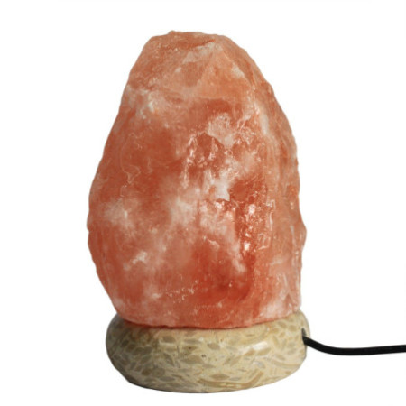 Lampe de sel naturelle USB de qualité - 11,5 cm (lumière multicolore)