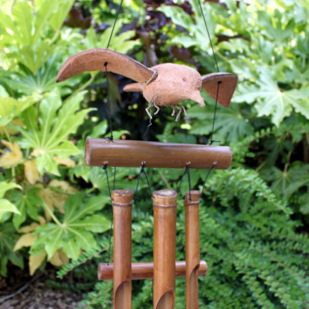 1x Carillon à vent Coconut Blackbird