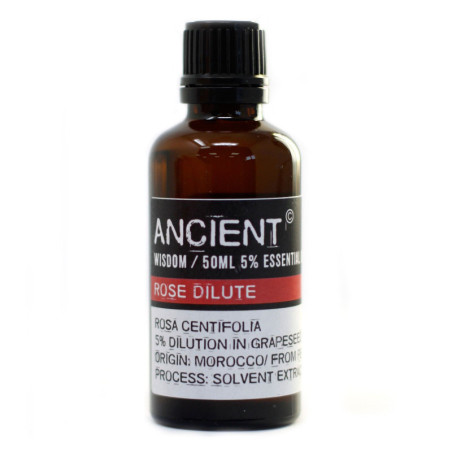 Huile essentielle de rose diluée 50 ml