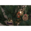 Lot de 2 décorations de Noël en bois - Bonhomme de neige