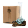 Verre fondu sur bois - Vase