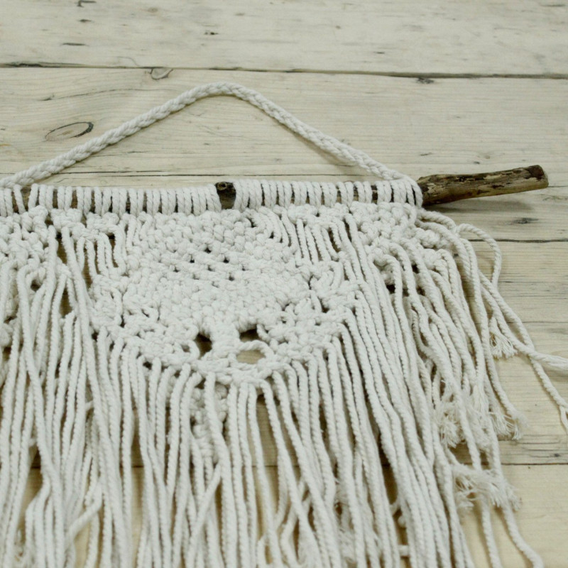 Tenture murale en macramé - Home & Heart