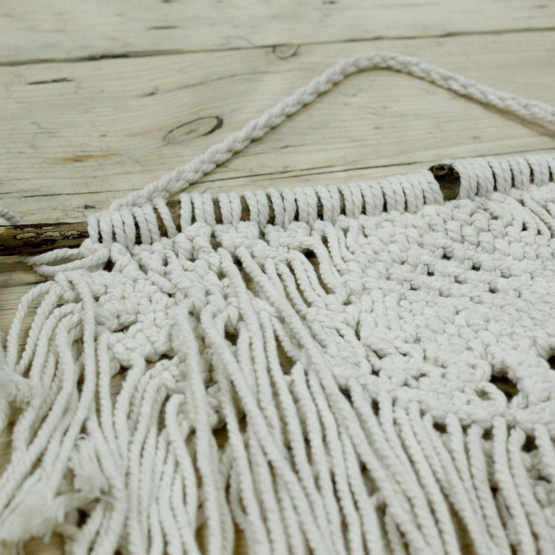 Tenture murale en macramé - Home & Heart