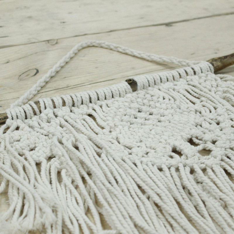 Tenture murale en macramé - Home & Heart