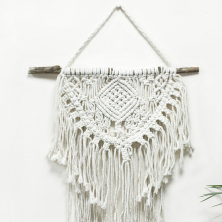 Tenture murale en macramé - Home & Heart