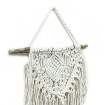 Tenture murale en macramé - Home & Heart