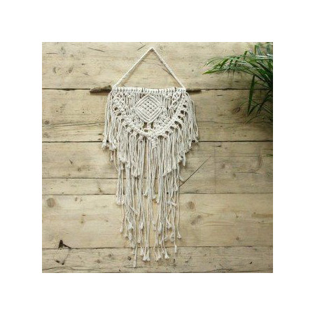 Tenture murale en macramé - Home & Heart