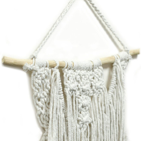 Tenture murale en macramé - La bénédiction du mariage