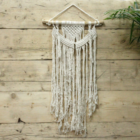 Tenture murale en macramé - Force de la nature
