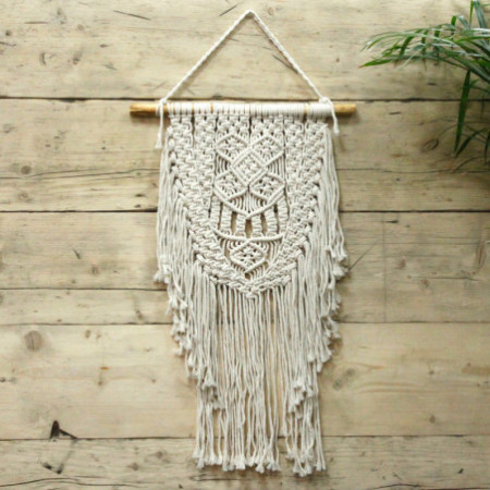 Tenture murale en macramé - Over Abundance