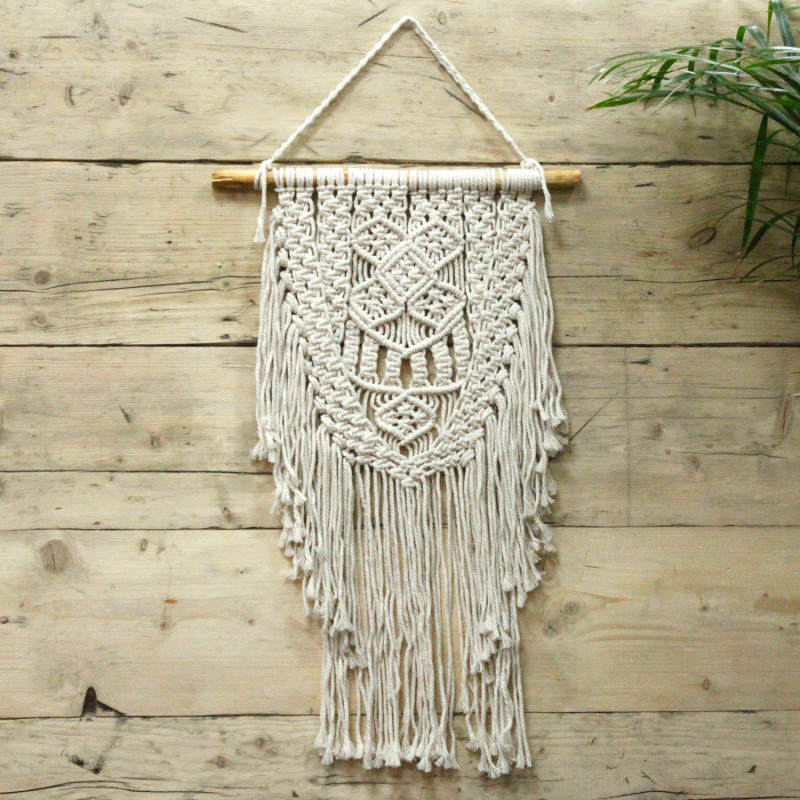 Tenture murale en macramé - Over Abundance