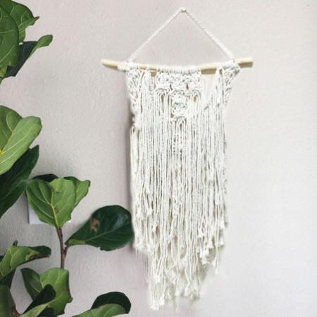 Tenture murale en macramé - Over Abundance