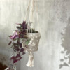 Manique en macramé - Petit pot simple