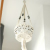 Manique en macramé - Grande taille, perles simples