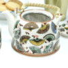 Ensemble de théières à herbes - Éventails en porcelaine