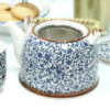 Ensemble de théières à herbes - Motif bleu