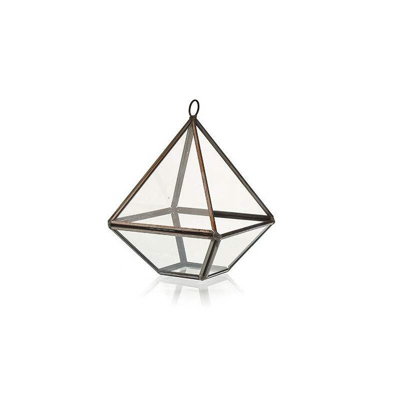 Terrarium en verre - Petit Diamant