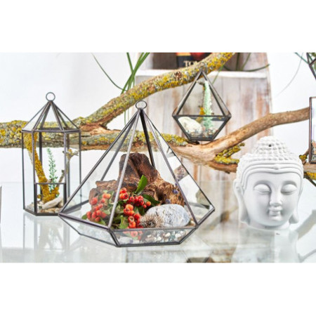 Terrarium en verre - Petit Diamant