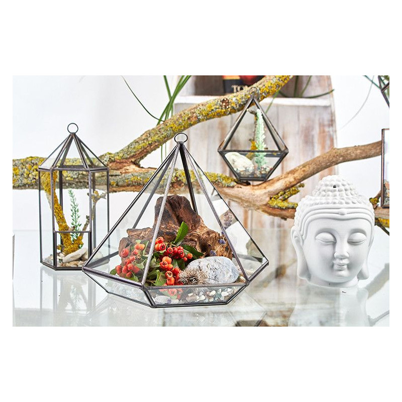Terrarium en verre - Petit Diamant