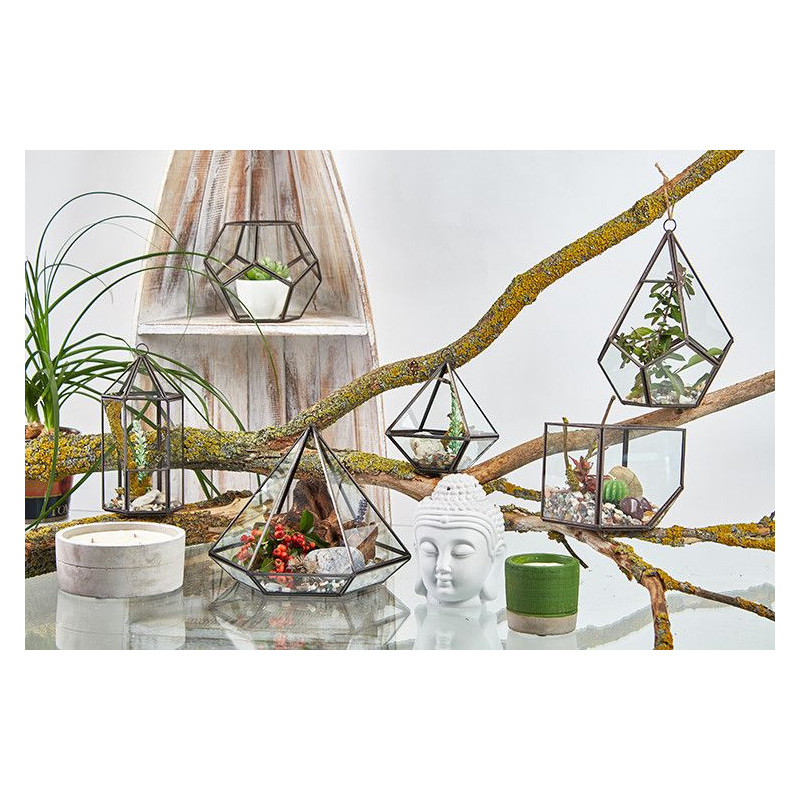 Terrarium en verre - Grande pyramide