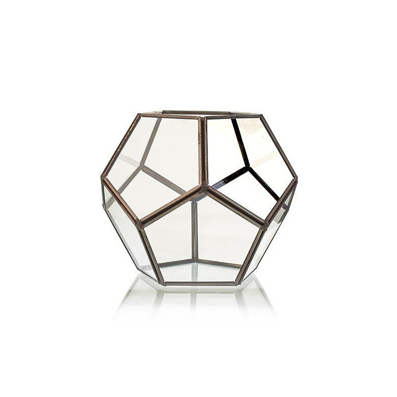 Terrarium en verre - Grand octogone