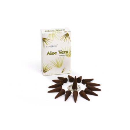 Cônes d'encens à l'aloe vera