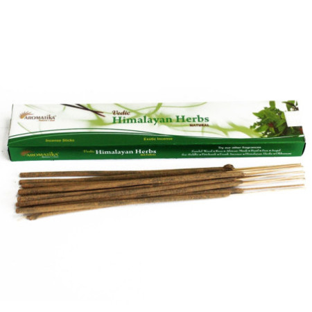 Bâtonnets d'encens védiques - Herbes de l'Himalaya
